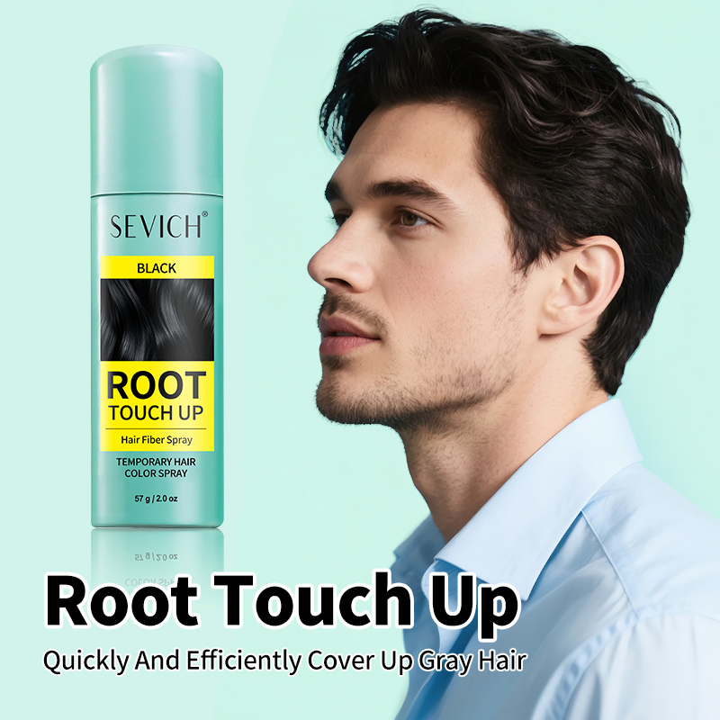 Professional Root Touch Cover up Premium 57g Hair Building Fiber Spray for Thinning Hair Concealer