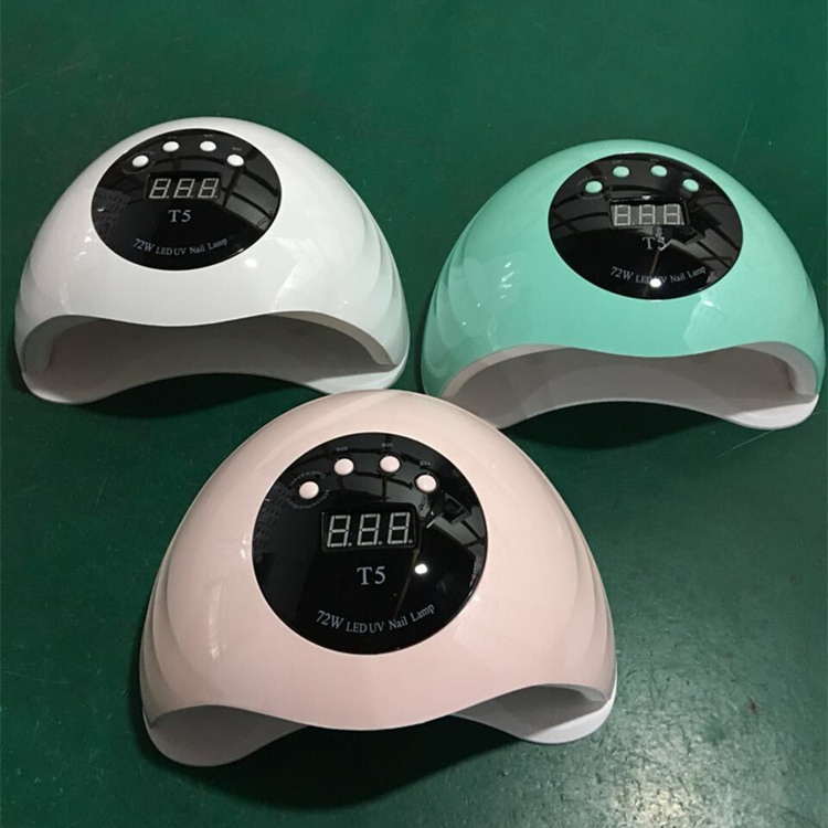 Nail Salon Equipment 72W Nail Dryer Nail Art LED UV Light Curing Nail Lamp for Gel Polishing