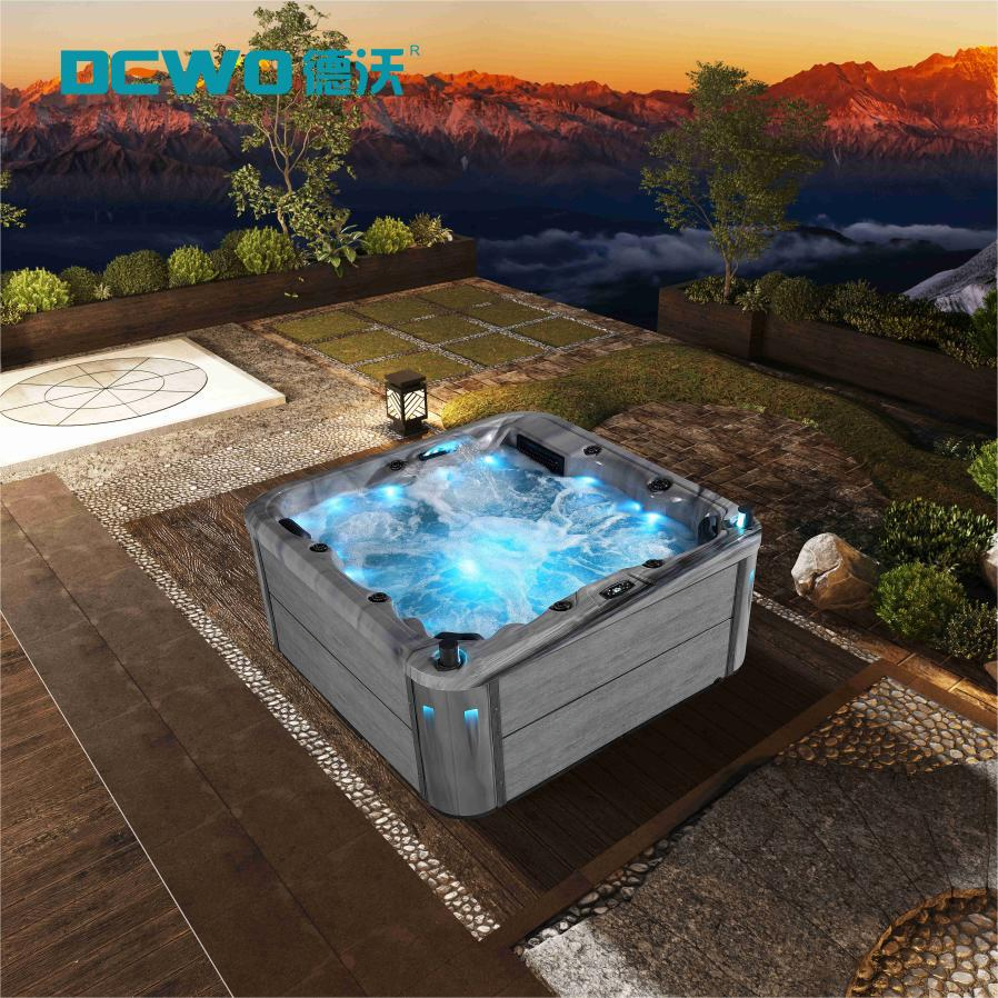 Уличный джакузи DEWO, 4-8 человек, с подогревом