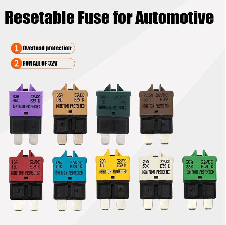 32V 30A Medium Resettable Automotive Fuse