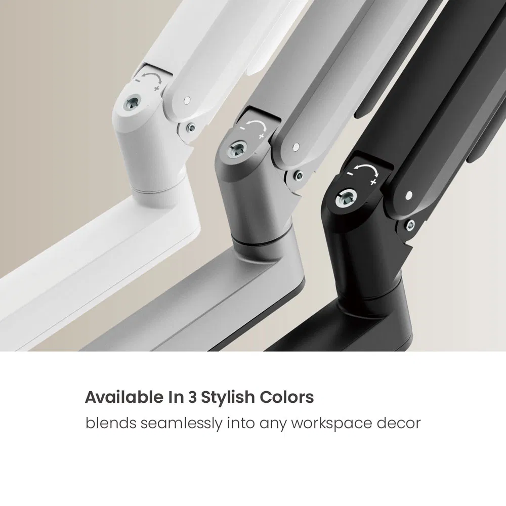 Кронштейн для 4 мониторов с механической пружиной, 17-40 дюймов