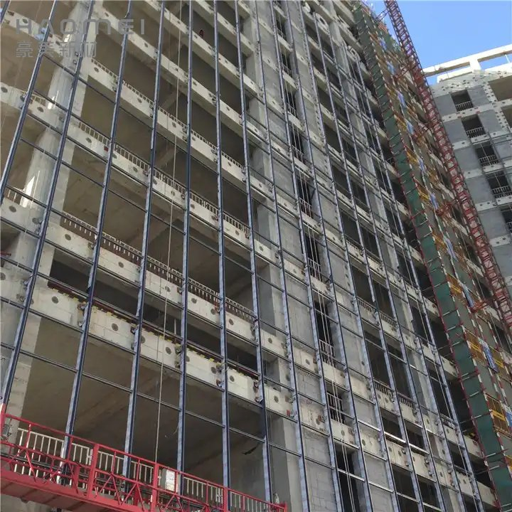 Haomei Skyscraper Building Insulated Glass Window Frame Hurricane Aluminum Curtain Wall