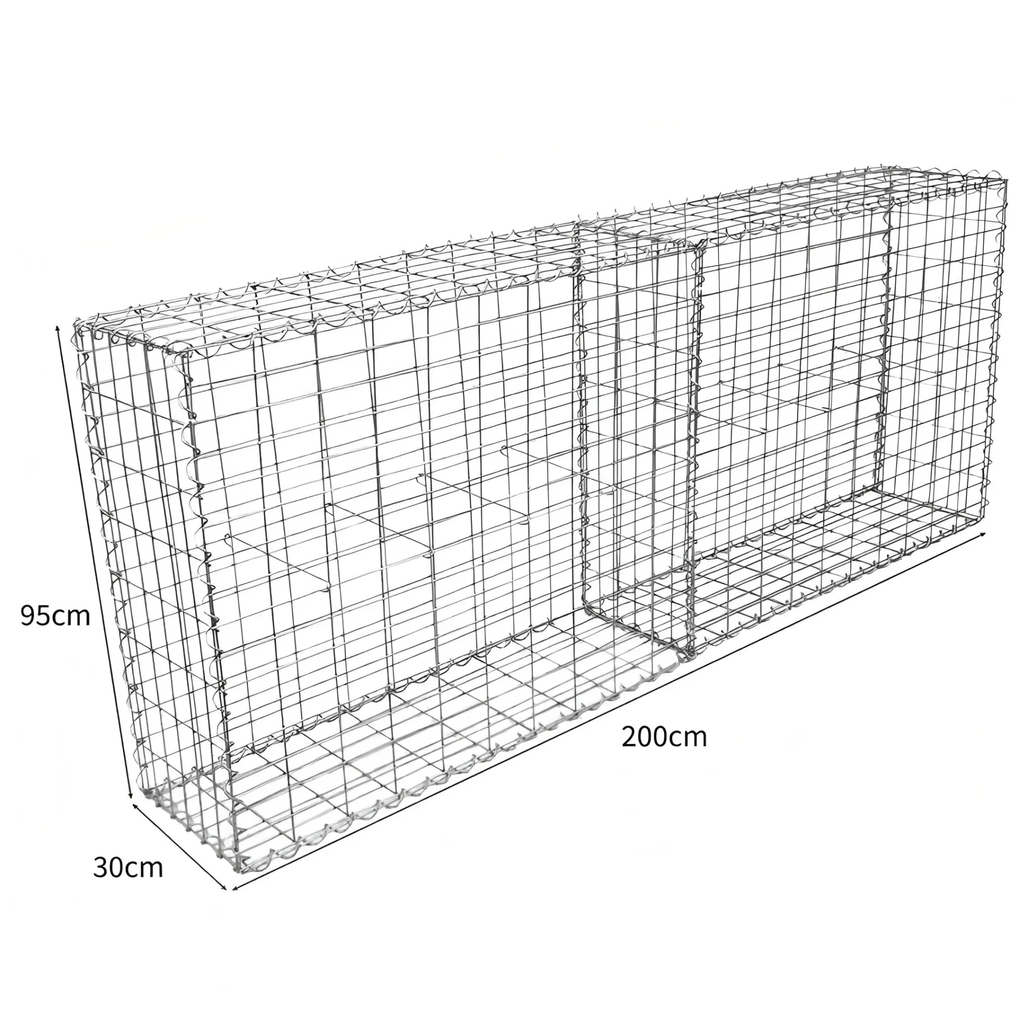 Corrosion-Resistant Chain Mesh Gabion Basket - Hexagonal Wire Mesh & Gabion Stone Wall