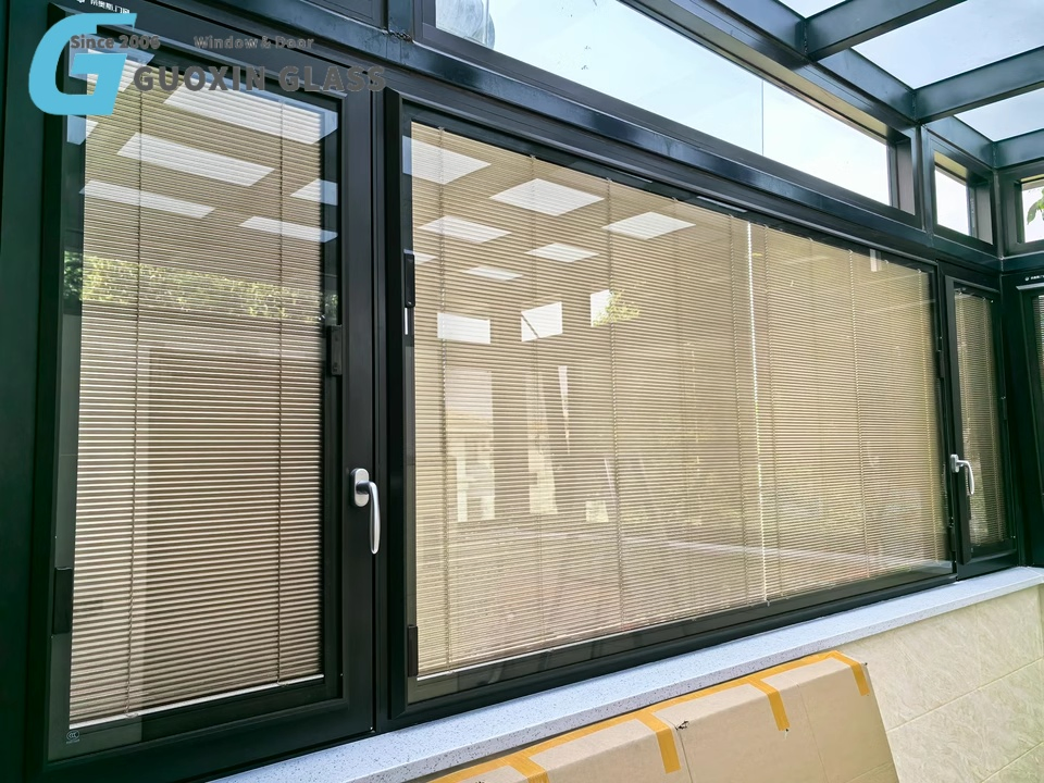 Modern Fire-Resistant Aluminium Tilt Turn Windows for Safety