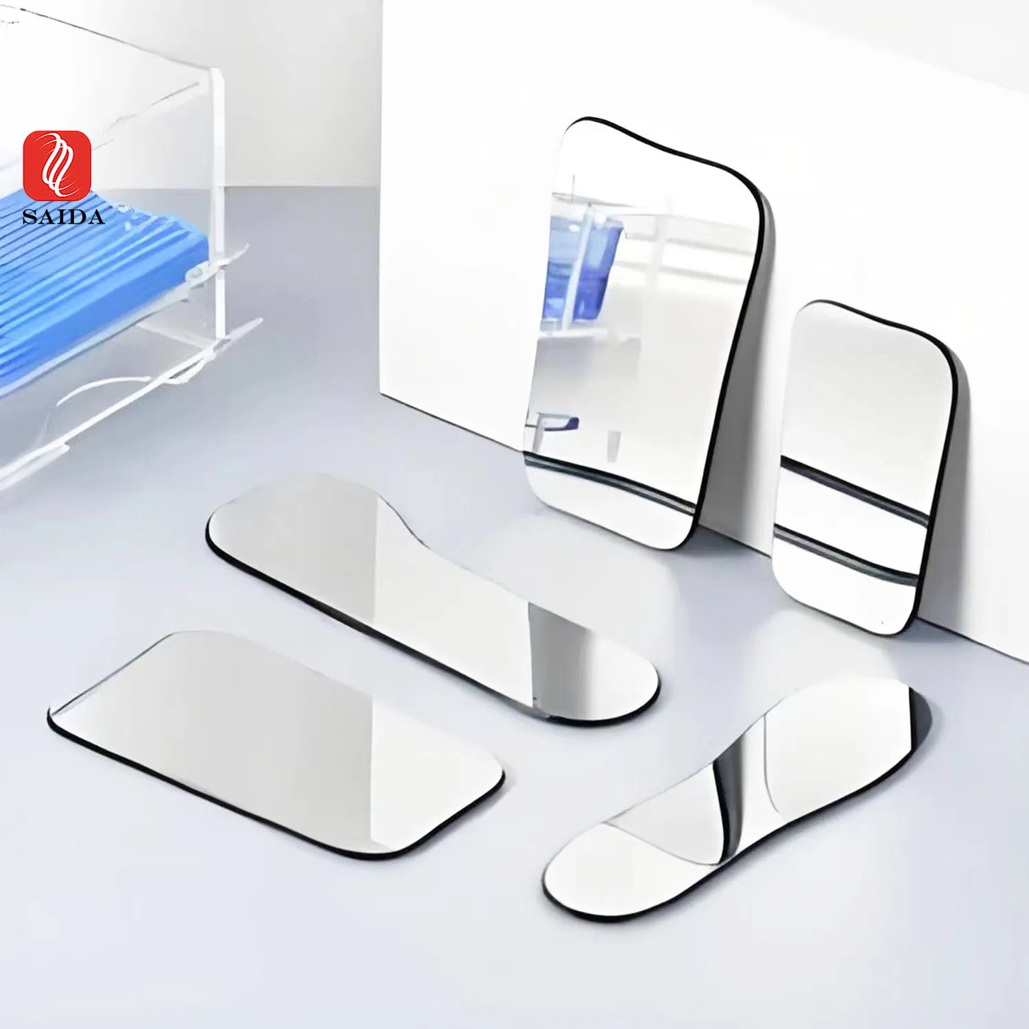 OEM Customized Double Side Coated 1.1mm to 8mm Non-Wave Silver Coated Mirror Glass