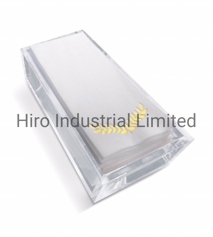 High Quality Disposable Dinner Paper Napkins with Logo Gold Stamping