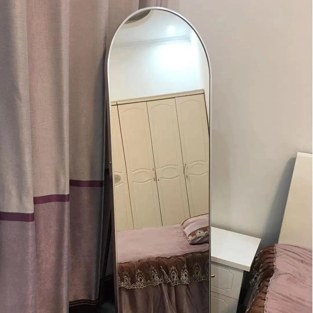 Customize Various Shapes Standing Framed Full Length Dressing Mirror for Salon Barber Vanity