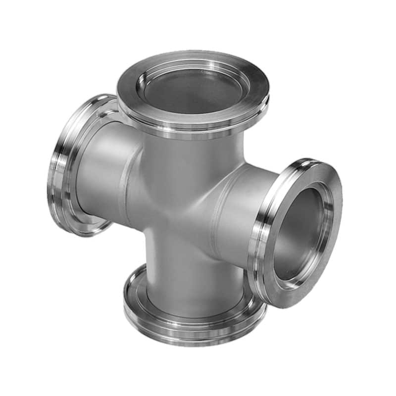 OEM Stainless Steel ISO Equal Cross Vacuum Pipe Fittings ISO-K Vacuum ISO63 ISO80 4 Way Cross