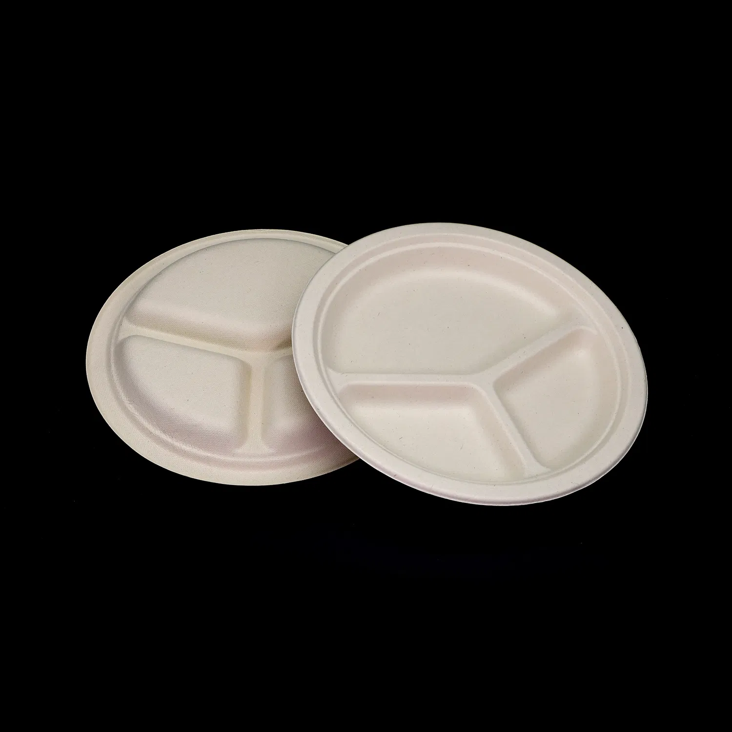 Compostable White Paper Trays for Cooking with 2/3/5 Compartments