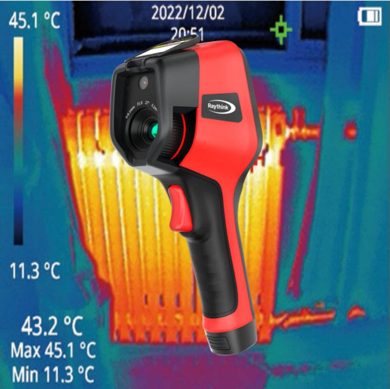 Isotherm Function High-Definition Thermal Images Capturing Subtle Hot Spots Handheld Thermal Camera