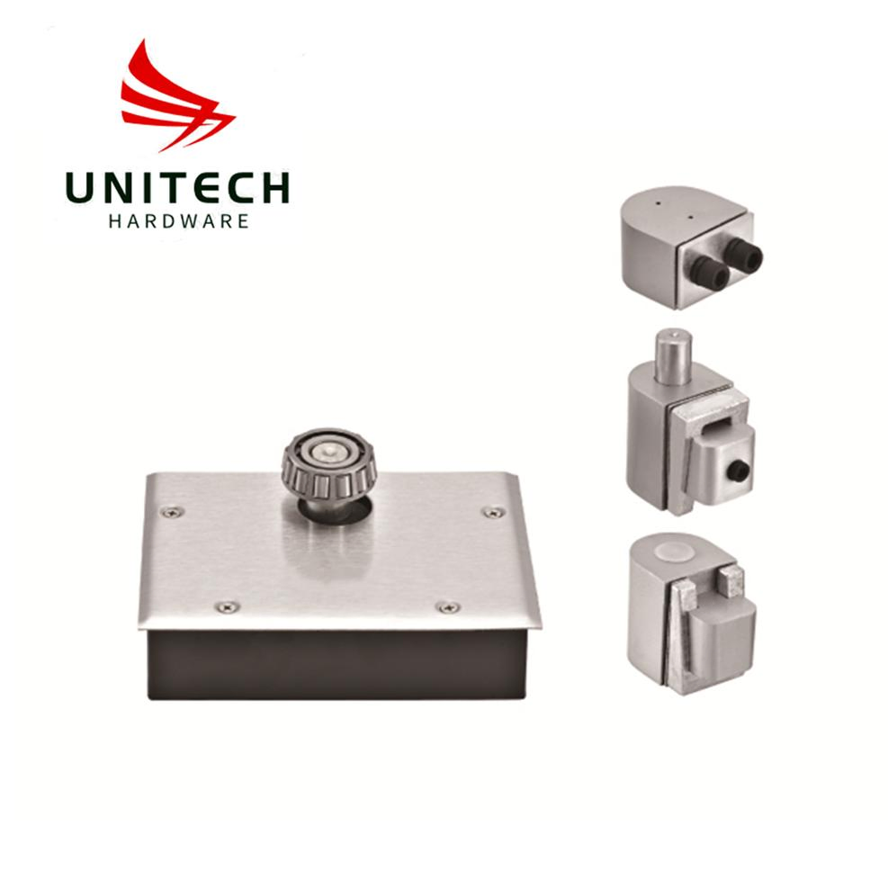 Office or Market Door Hydraulic Glass Door Pivot Patch Fitting Door Hinge