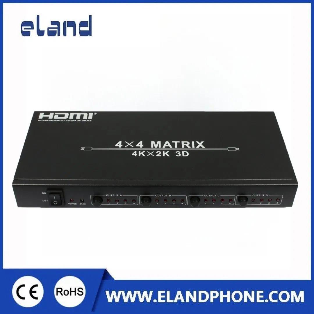 Матричный коммутатор HDMI 4x8 4K