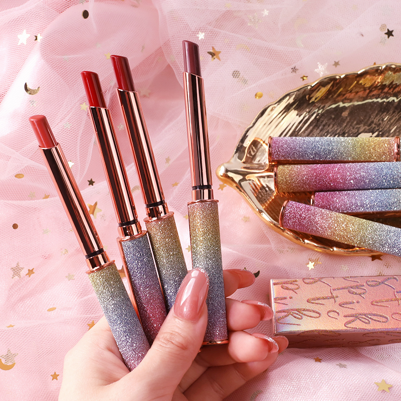 High Pigment Colorful 12 Colors Waterproof Durable Velvet Matte Lipstick Makeup