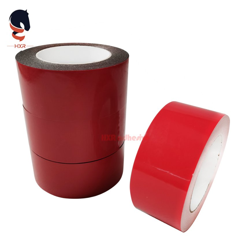 High Density Strong Adhesive Double Sided PE Foam Tape for Mounting Glazing