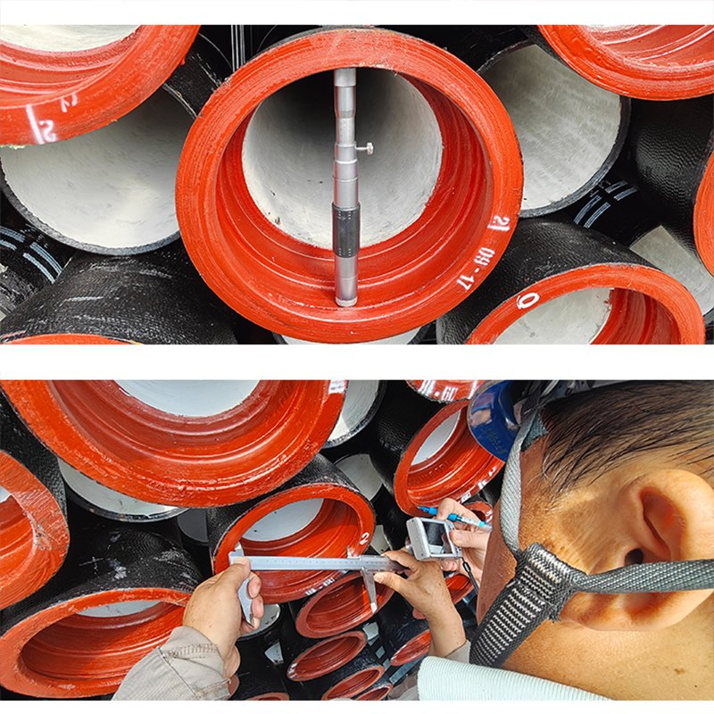 En545 En598 Ductile Cast Iron Pipes Flanged Water Ethiapia Ductile Iron Pipe