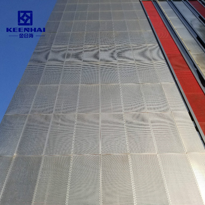 Perforated Metal Exterior Wall Cladding Aluminum Facade