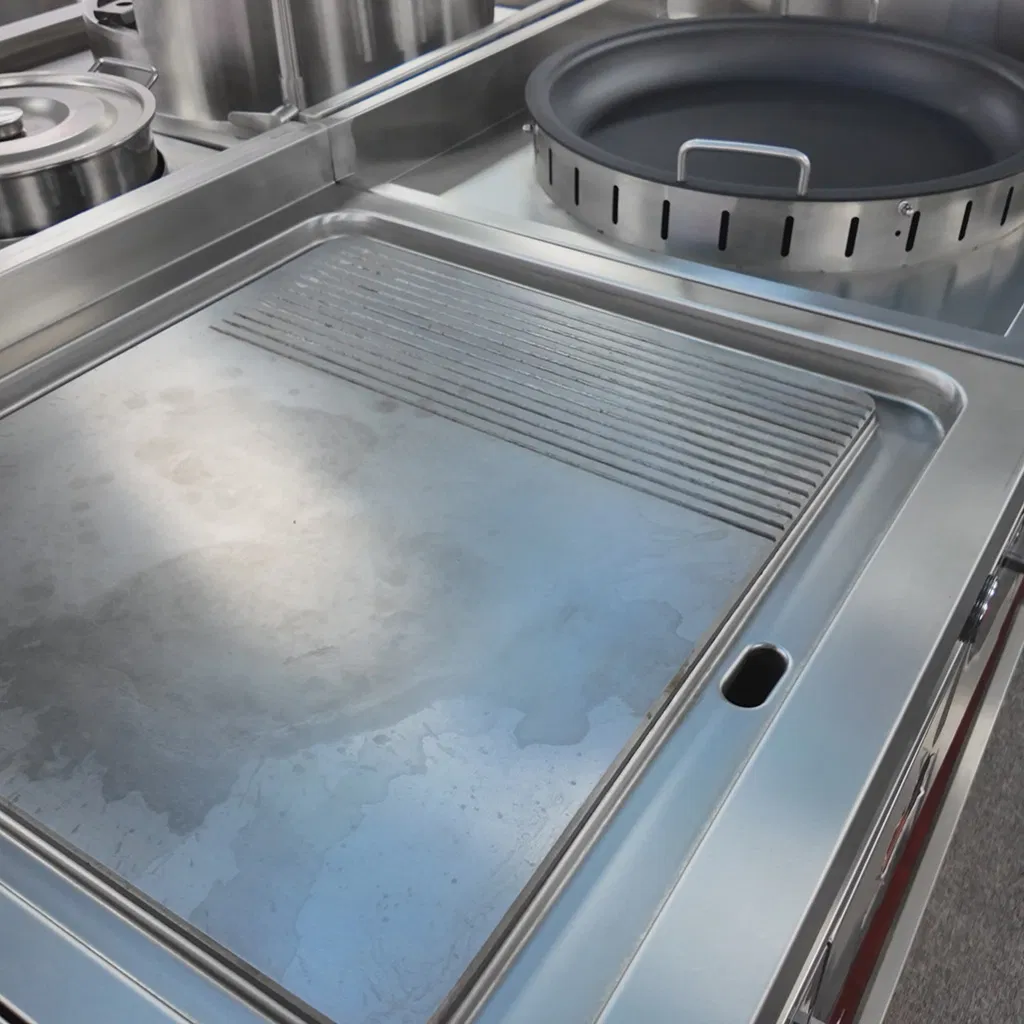 Commercial Electric Griddle with 8-Level Temp Control and Overheat Protection
