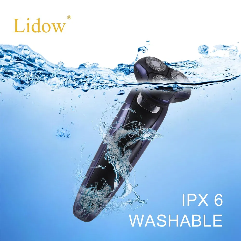 3D Electric Men's Rechargeable Shaving Machine Beard Trimmer Portable Electric Shaver