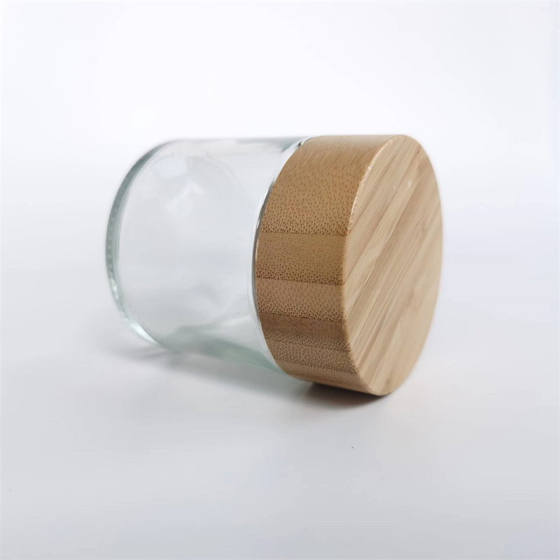 Стеклянные бутылки для концентратов 120 мл с бамбуковой крышкой