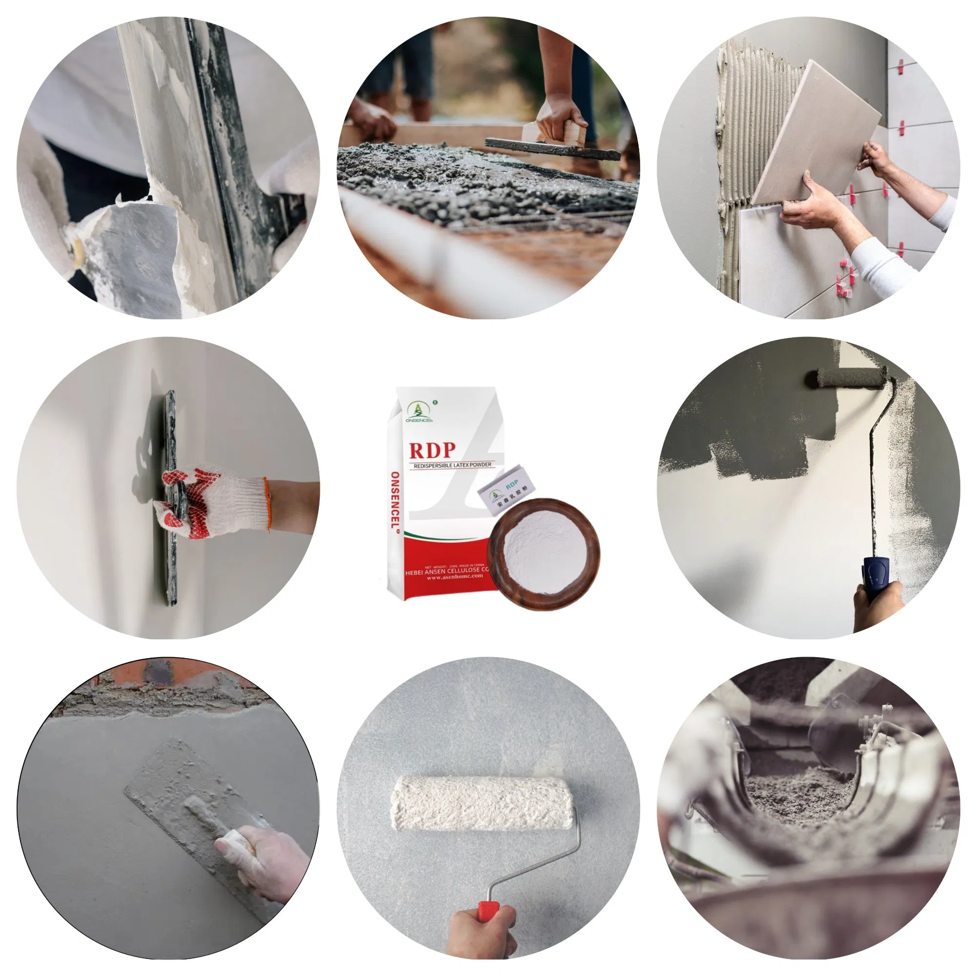 Building Materials Additive Rdp 24937-78-8 Tile Adhesive Chemical Redispersible Polymer Powder