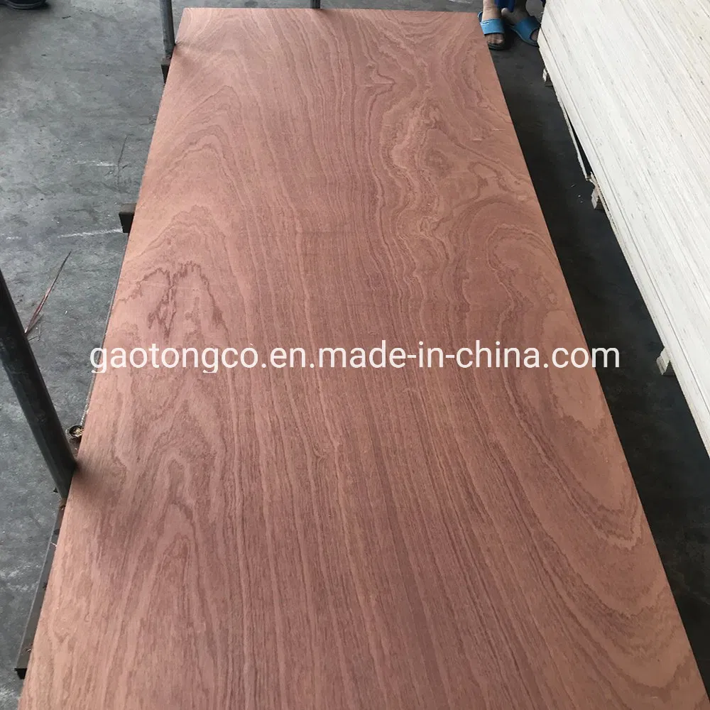 915*2135*3mm Poplar Core Okoume Plywood Door Skin Panel for Interior Door