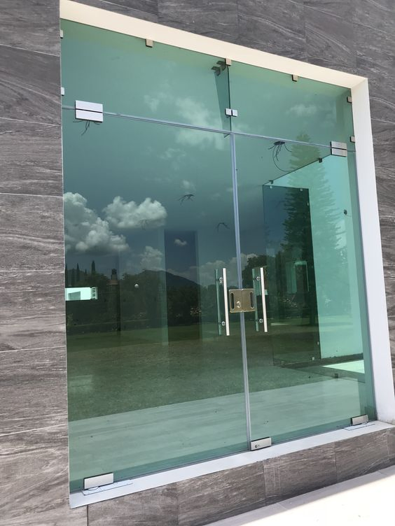 Stainless Steel Bathroow Shower Sliding Glass Folding Door Fittings Glass 10mmtop Patch with Pin Bottom Patch Fitting
