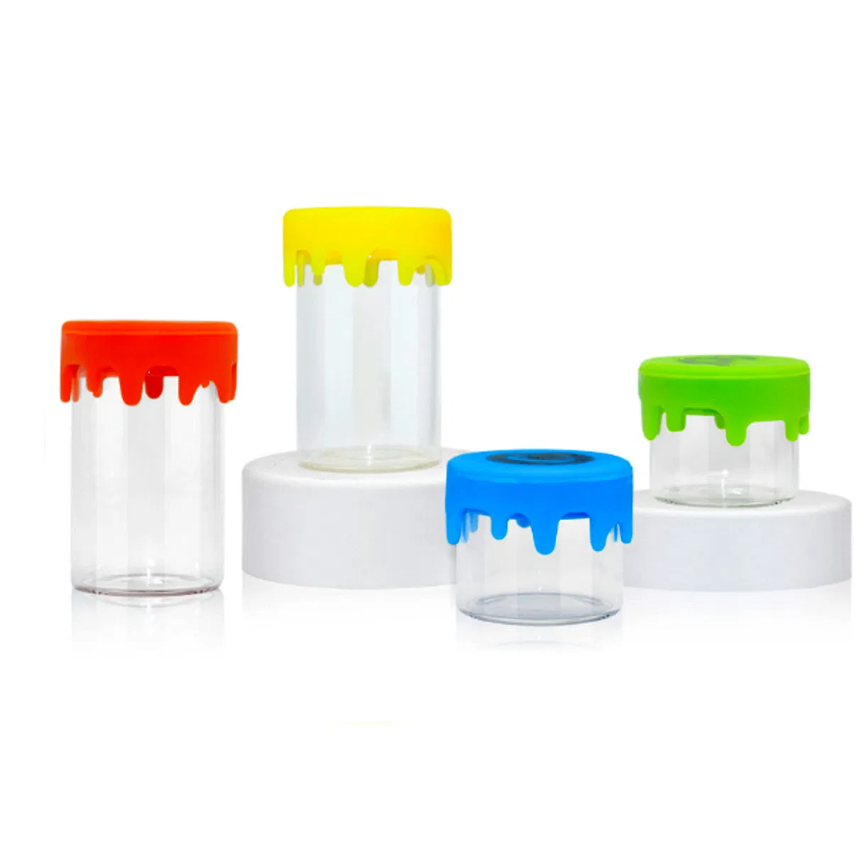 Creative Smoking Accessories New Bee Glass Jar Portable Glass Container Wholesale Factory