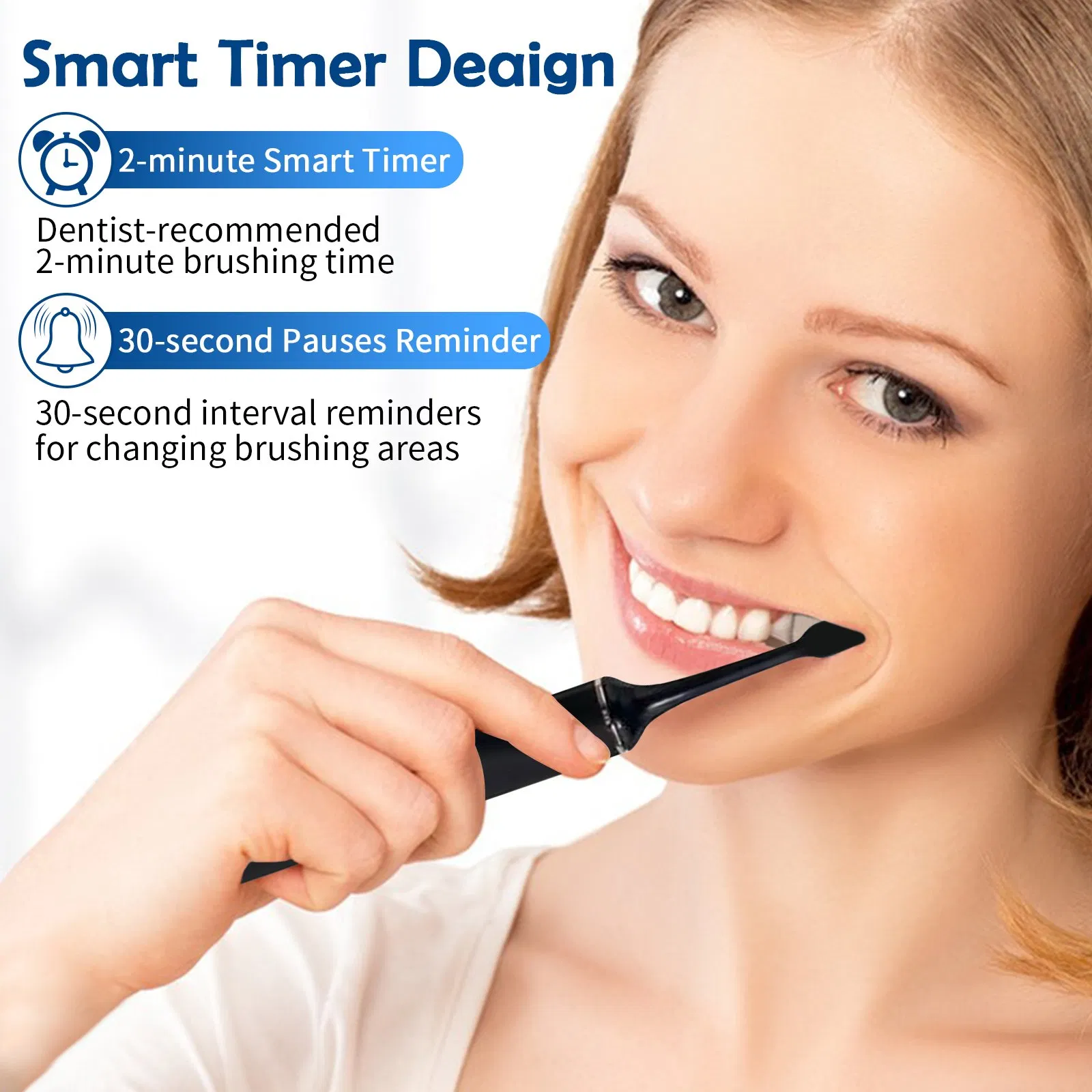 2024 New Design Oral Hygiene Automatic Whitening Electric Toothbrush