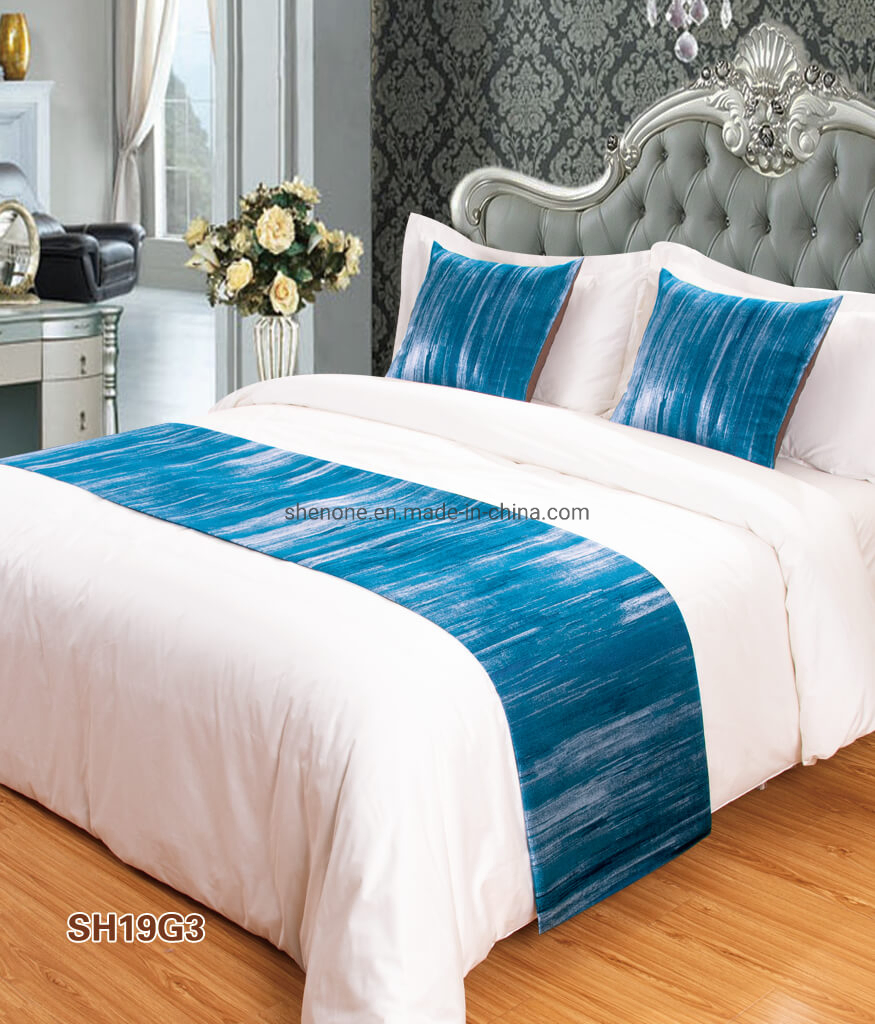 Shenone Hotel Queen Size Bed Runner Hotel Bed Runner