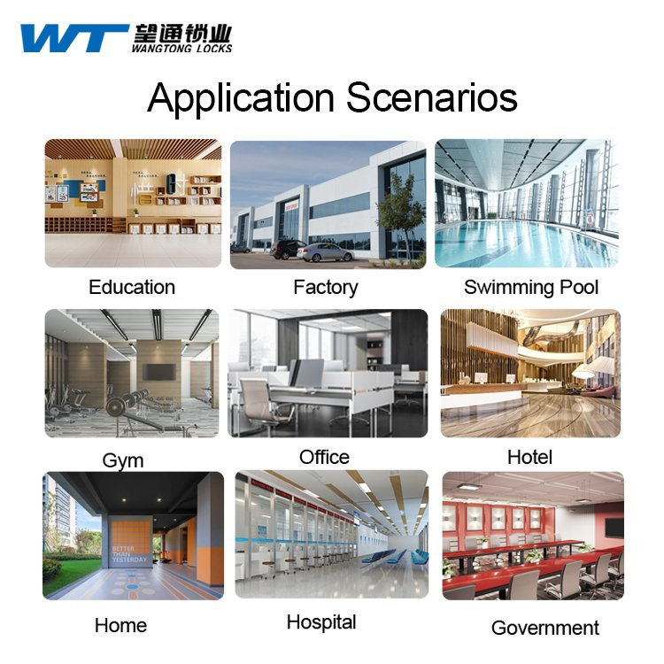 Wangtong Wt S-2020b-00IC Smart Furniture Handle Keyless Electric Drawer Lock