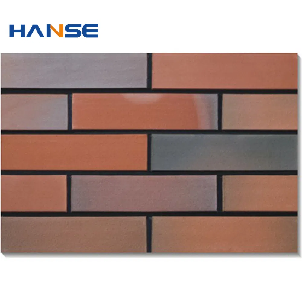 Russia Outdoor Wall Facing Decorative Red Brick Wall Cladding Tiles for Outside Patio