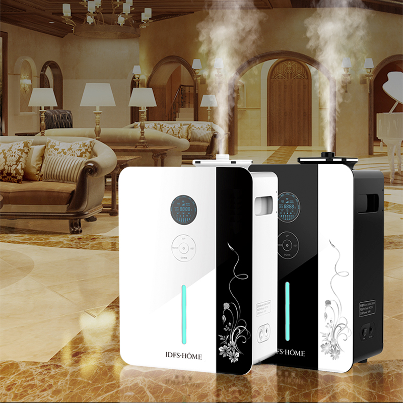 Intelligent Dynamic Oil Level Lighting LCD Touch Control Air Purification Air Aromatherapy Machine Diffuser