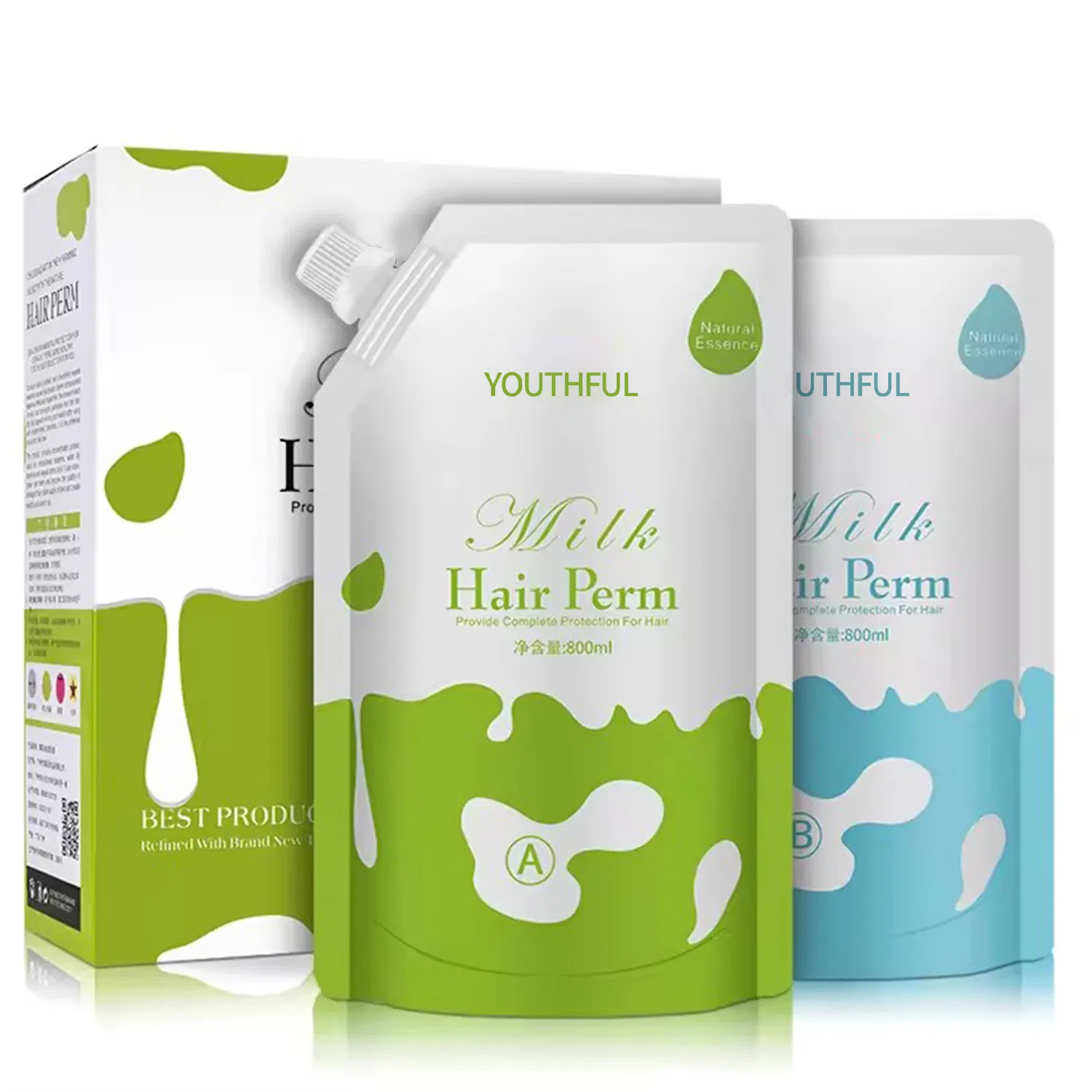 800ml*2 Non-Invasive Keratin Hair Straightening Cream