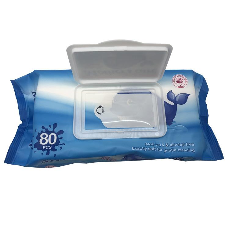 Cleaning Wipes Wet Tissue Baby Tissue Effectively Spunlace Nonwoven Fabric Wet Baby Tissue Cotton Wet Wipes