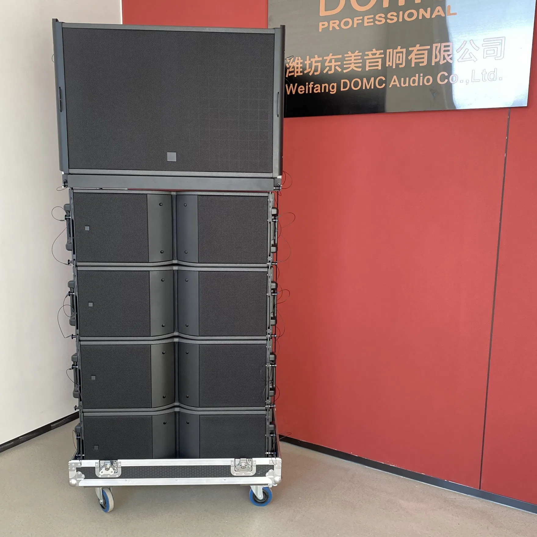 Domc Ka208 8 Inch Passive Line Array PRO Audio with Neodymium Magnet for Live Show Large Mediums Small Spaces Outdoor Stage DJ Speaker Set System