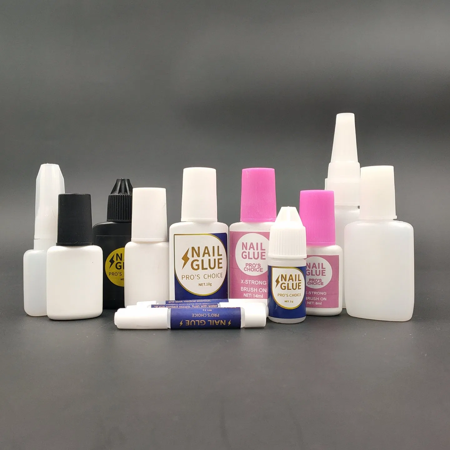 10g, 15g Brush on Nail Glue, Thick Nail Gel