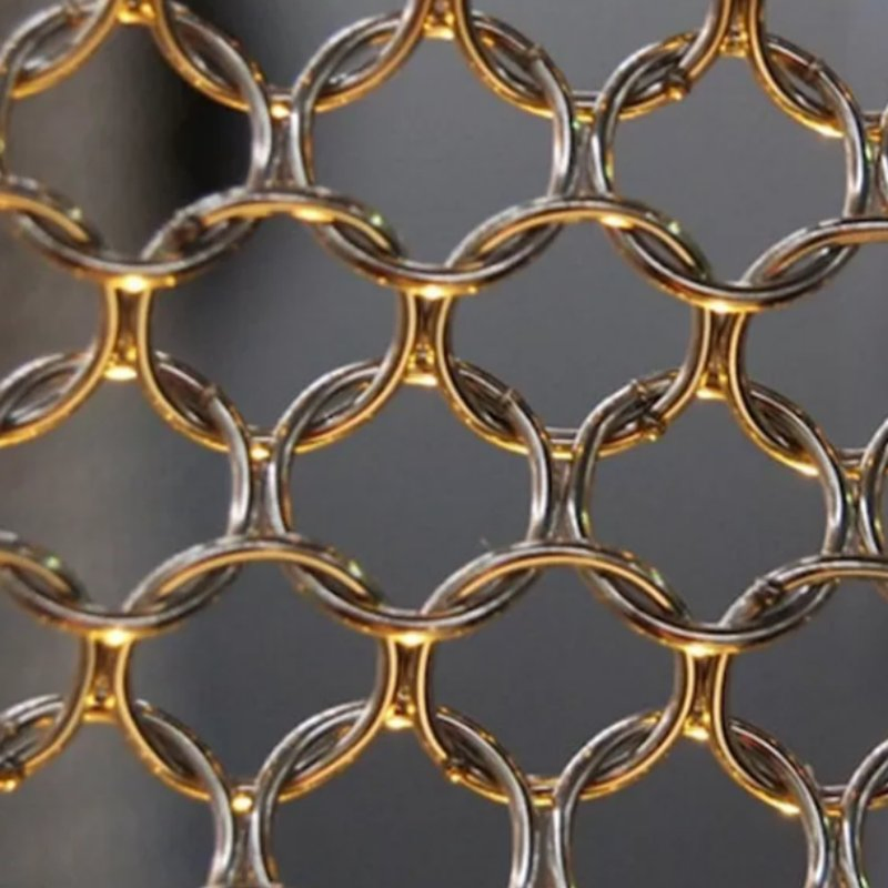 High Quality Curtain Metal Mesh Decorative Aluminum Alloy Mesh Curtain Decorative Aluminum Alloy Mesh Coil Drapery