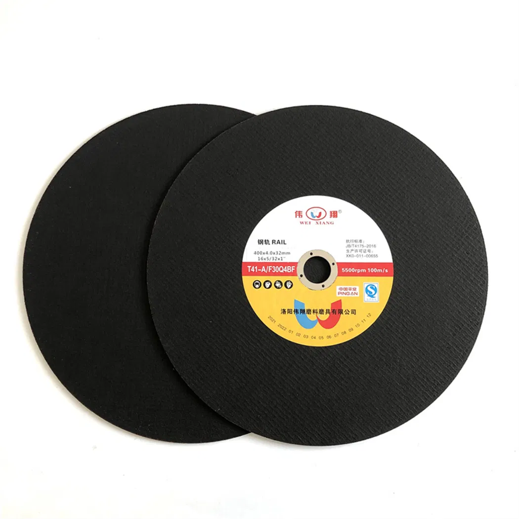 Factory Supply 16" Railway Cutting Disc 400X4.0X32mm Abrasivse Tools