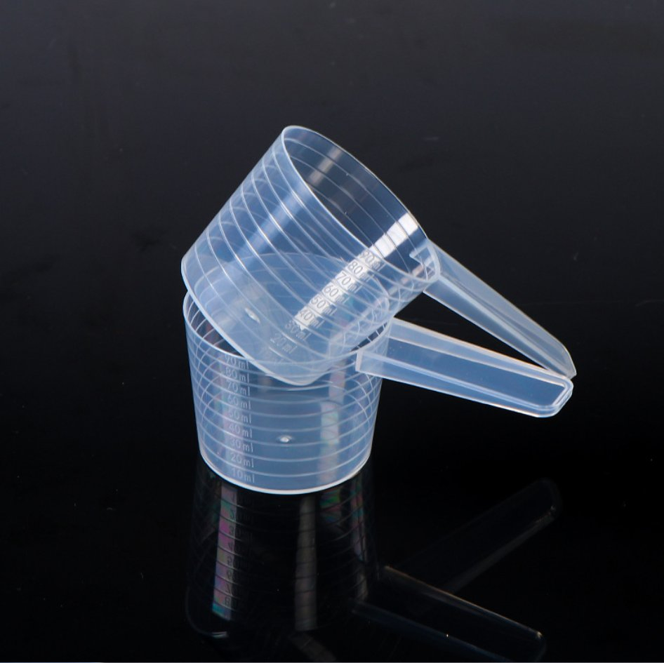 90ml Food-Grade PP Transparent Measuring Spoon with Scale