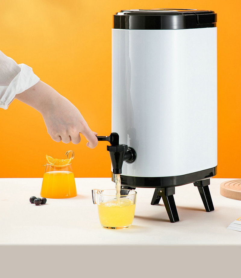 Термоизолированная диспенсер-кастрюля для напитков 10 л со сливом