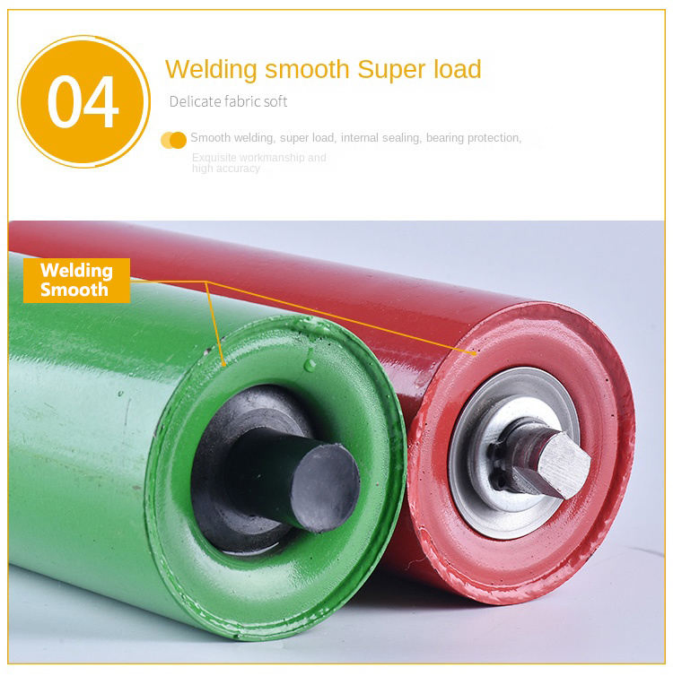 Heavy Duty Industry 3mm Tube 89mm Diameter Belt Conveyor Steel Roller