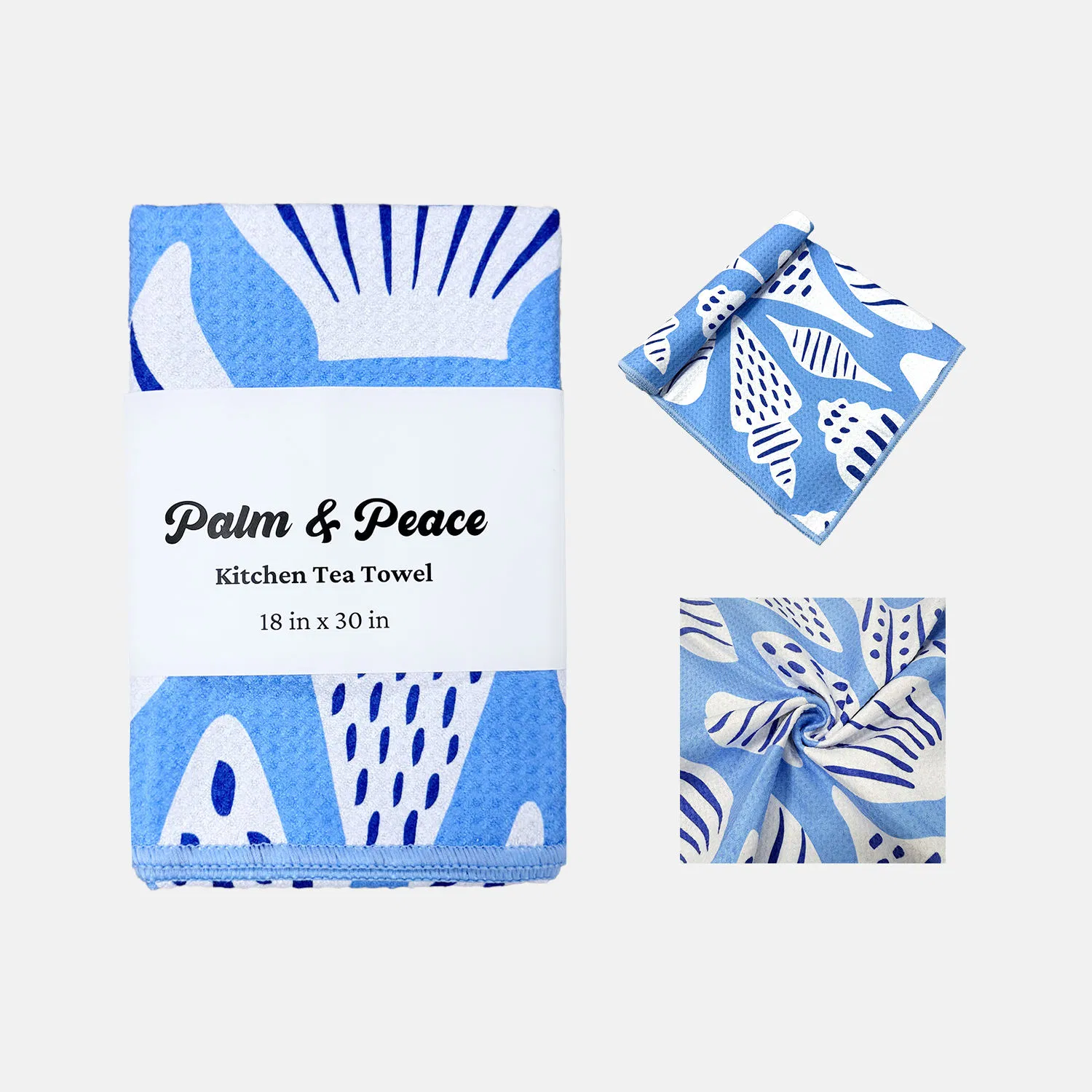 Custom Printed Cotton and Polyester Kitchen Tea Towels