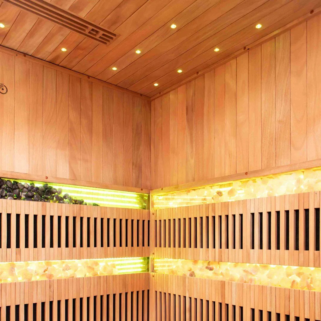 Инфракрасная сауна из массива дерева на 4 персоны