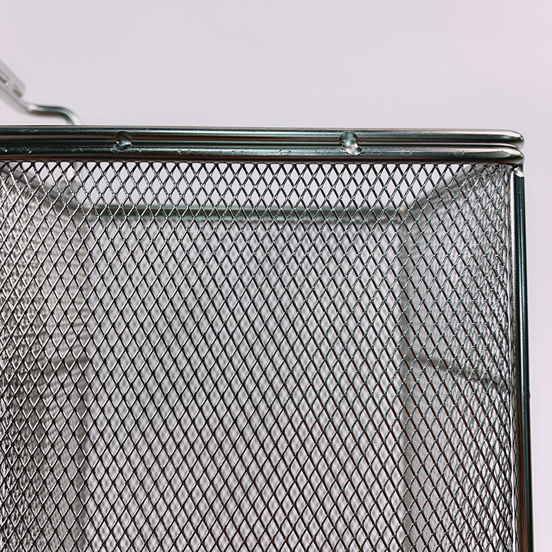 Stainless Steel Pasta Cooker Basket with Handle for Kitchen Equipment