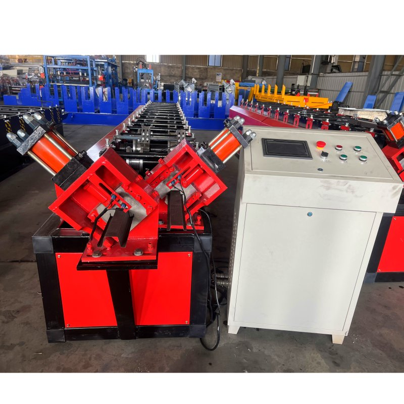 High Speed Colour Steel Stud Light Fully Automatic Keel Roll Forming Making Machine with Punching Device