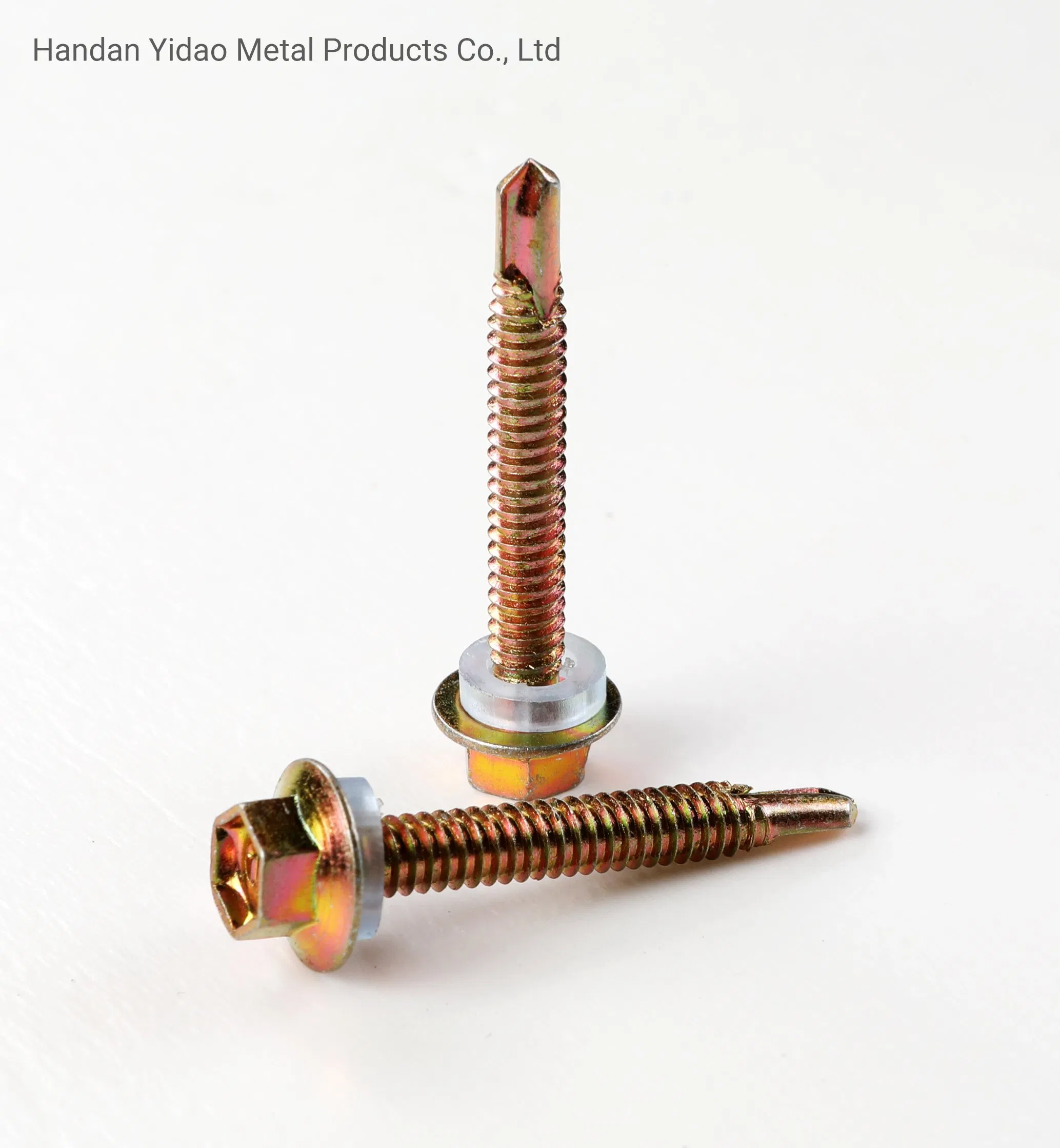 Yellow Plated Self Drilling Screw for Metal