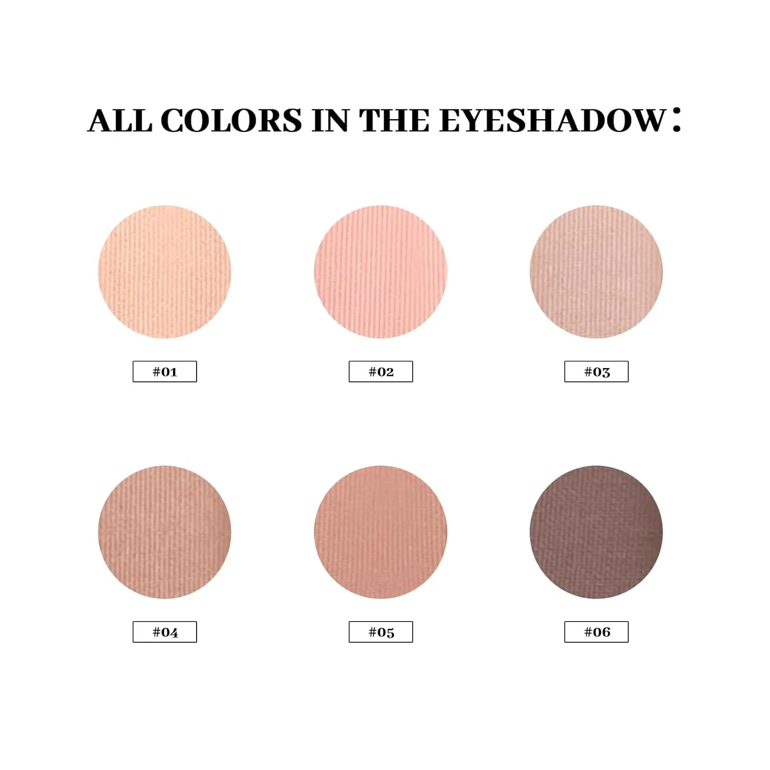 Wholesale 6 Color Mini Nude Eyeshadow Palette Matte Shimmer Vegan Travel Friendly Eyeshadow Palette