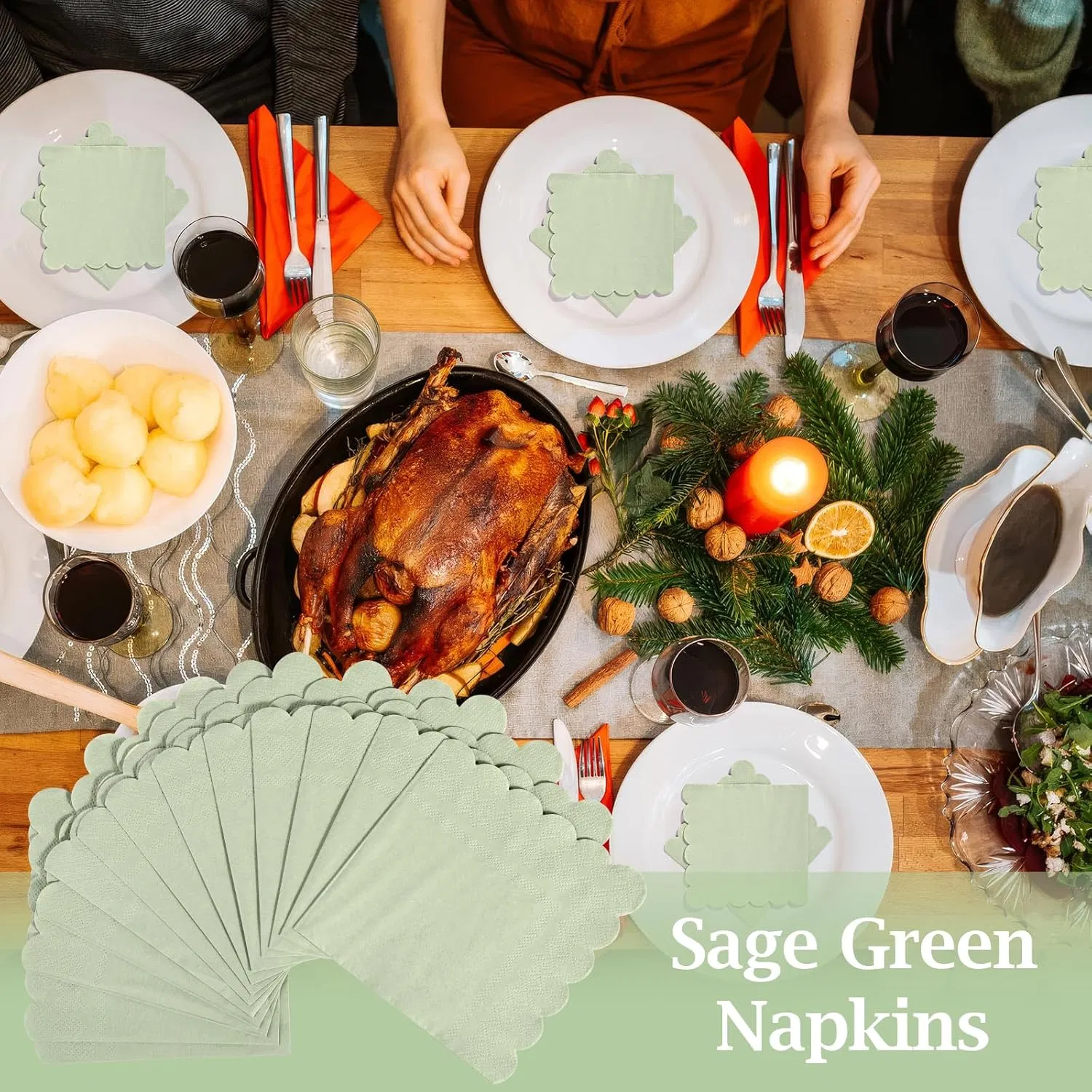 Customization Color Printing White Napkin Paper for Hotel