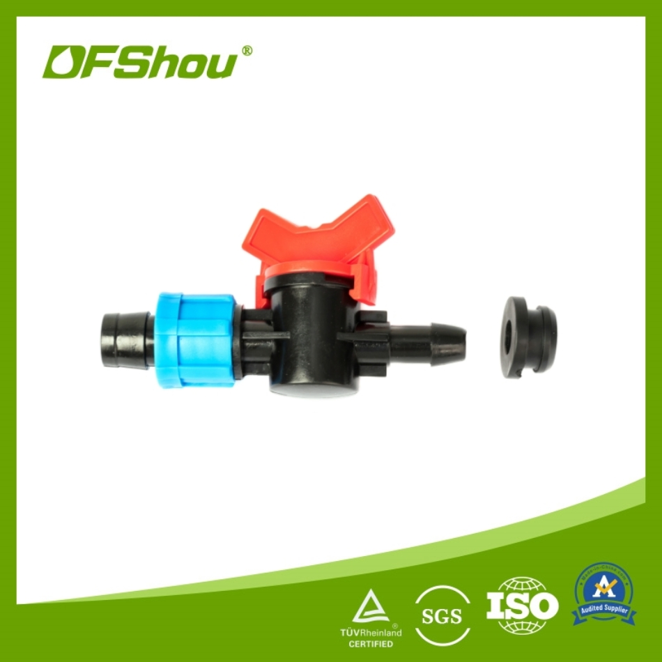 High Quality Drip Tape Fitting Valves Lock Offtake for Drip Tape Irrigation Fitting