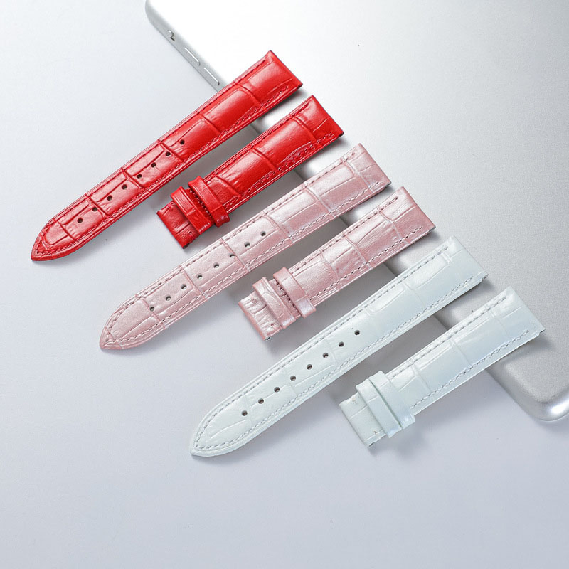 Hot Selling Head Layer Cowhide Watch Band Men's Leather Women's Pin Strap